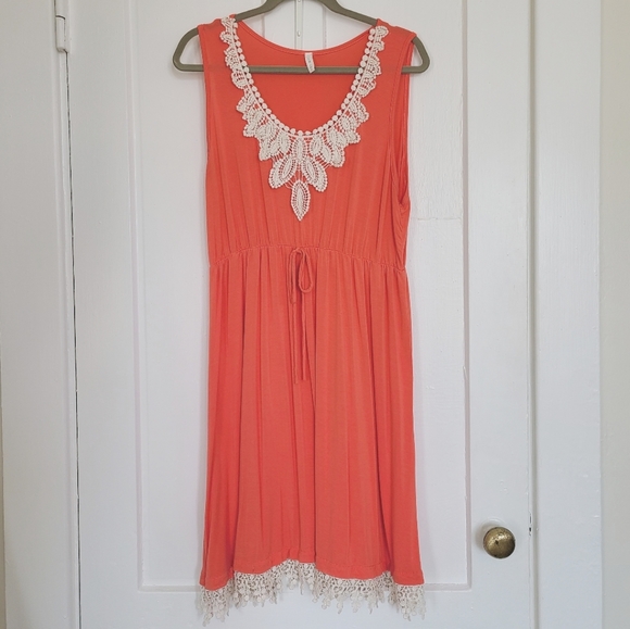 Pinkblush Dresses & Skirts - PinkBlush Crochet Detail Dress Size 1X